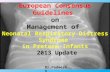 European Consensus Guidelines- RDS in Preterm Newborns