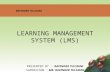Learning management System Techniques By Ravinder Tulsiani