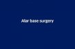 Alar base surgery