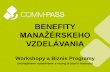 COMM-PASS Benefity manažérskeho vzdelávania