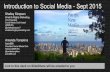 Introduction to Social Media - Pacific New Media - Sept 2015