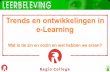 Trends en ontwikkelingen in e-Learning