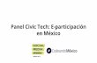 Panel civic tech  e-participación en méxico