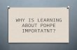 Why is learning about pdhpe importatnt