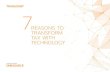 7 reasons to transform Tax with Technology