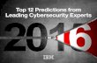 Analytics Cybersecurity Predictions 2016