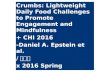 Crumbs: Lightweight Daily Food Challenges [CHI2016]
