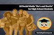 10 Social Media Do's and Don'ts for High School Students