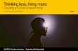 UXCON / Thinking Less, Living More / Oli Shaw