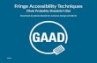 Fringe Accessibility: ID24 for GAAD