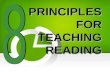 Principles for teaching reading