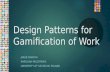 Design Patterns for Gamification of Work