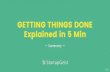 Getting Things Done (GTD) by David Allen