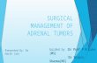 Surgical management of adrenal tumors