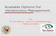 Available options for keratoconus management