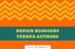 Design bloggers turned authors