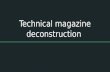 Technical magazine deconstruction