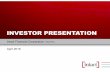 Investor presentation-april-2016