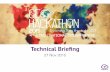 Geohackathon Technical Briefing slides 27 Nov 2015