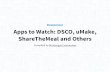 Apps to Watch: DSCO, uMake, ShareTheMeal and Others