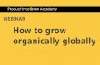 Webinar How to grow organically globally