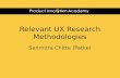 Webinar : Relevant UX research Methodologies