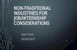 Nontraditional Industries for UConn MS BAPM students' Job/Internship Consideration
