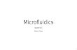 Microfluidics Lecture