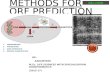 prediction methods for ORF