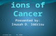 Classification of Cancers by Inusah D. Iddrisu