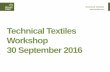 Invest Northern Ireland | Technical Textiles Seminar | 30 September 2016