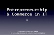 Entrepreneurship & Commerce in IT - 12 - Web Payments