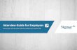Sigmar Recruitment - Interview guide for employers