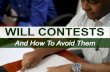 Will Contests and How to Avoid Them