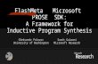 Microsoft PROSE SDK: A Framework for Inductive Program Synthesis