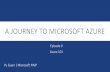 A Journey To Microsoft Azure E00 Azure 101