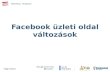 Facebook üzleti oldal változások - Marketing Budapest Meetup