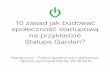 Startups.Garden 10 zasad jak budować społeczność startupową?