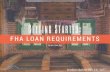 Getting Started: FHA Loan Requirements