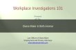 Workplace Investigations 101