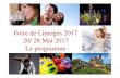 Programme Foire de Limoges 2017