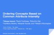 [IJCAI 2016] Ordering Concepts Based on Common Attribute Intensity