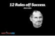 12 RULES OFF SUCCESS