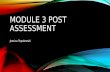 Module 3 Post Assessment