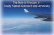 The Role of Rhetoric in Study Abroad Outreach and Advocacy