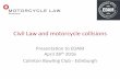 Civil Law and Motorcycle Collisions