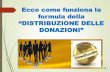 CrowdFunding - Ecco come funziona la formula di distribuzione delle donazioni