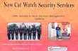 Security Management Services by New Cat Watch Security Services New Delhi