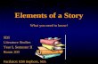 Elements of a story English literature