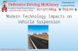 Modern technology impacts on vehicle suspension